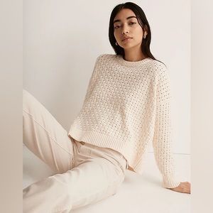Madewell Basketweave Stitch Sweater